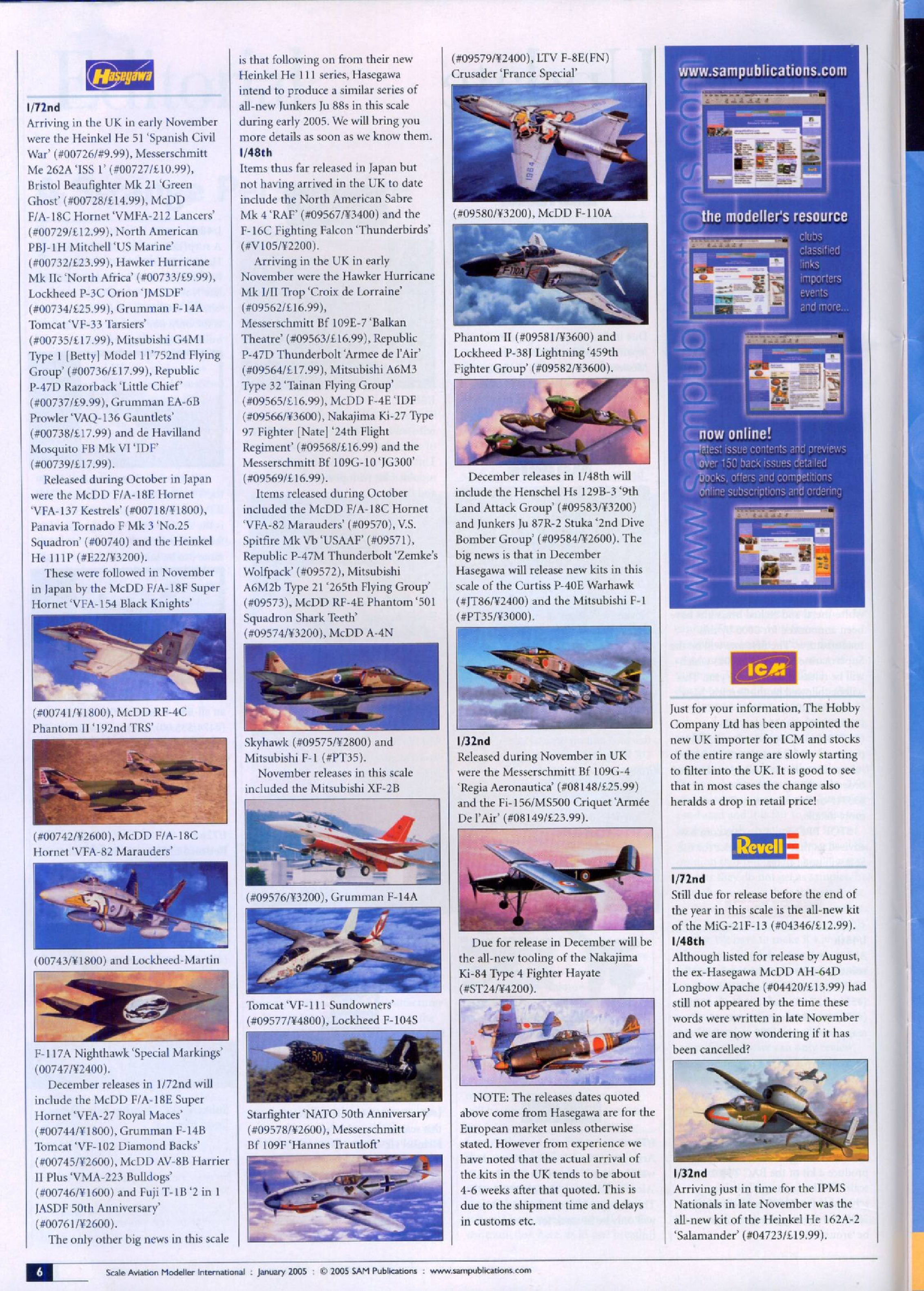 Scale Aviation Modeller International 2005-01